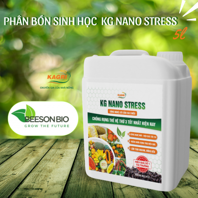 [CAN 5 LÍT] KG NANO STRESS – CHỐNG RỤNG QUẢ TỨC THÌ